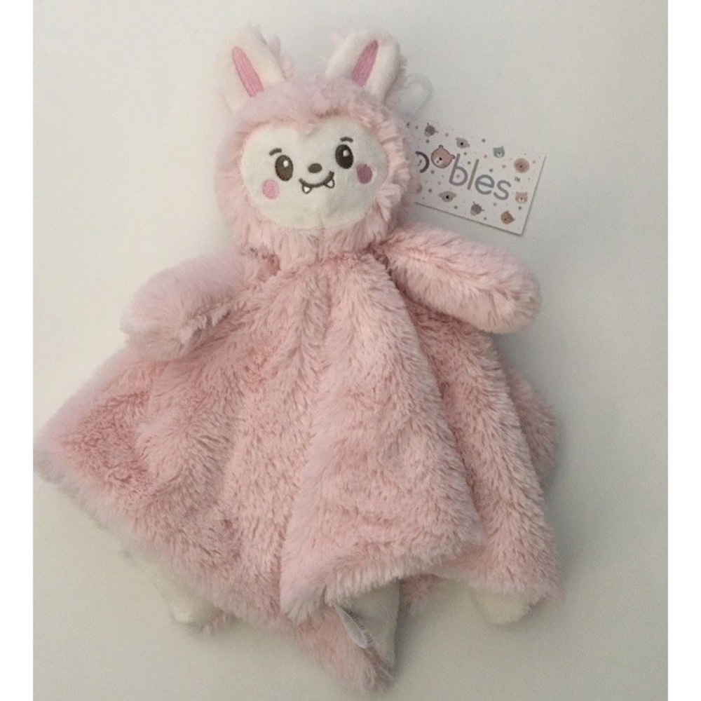 NEW Oobles Lovey Pink Super Soft Baby Toy Rattle | Danbar